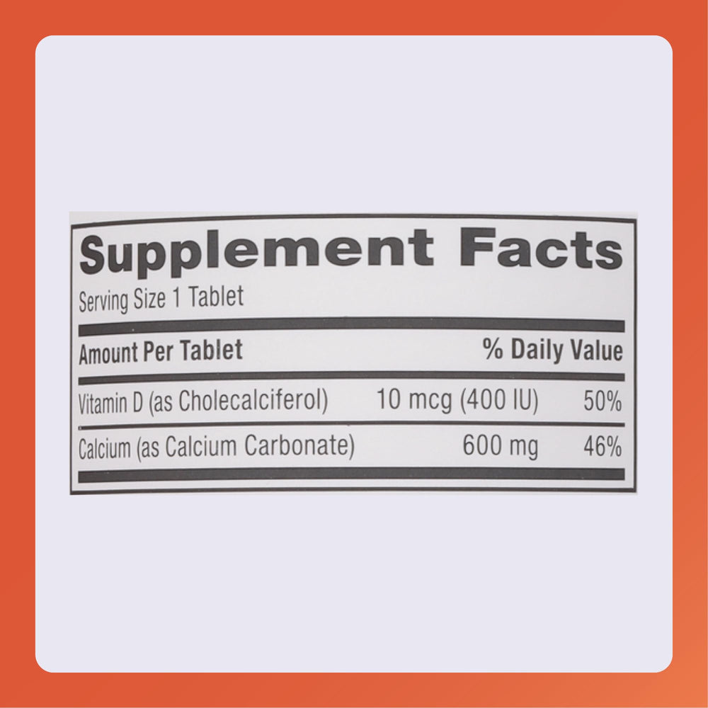 Major Rugby calcium tablets bottle close-up showing convenient 150-count packaging.