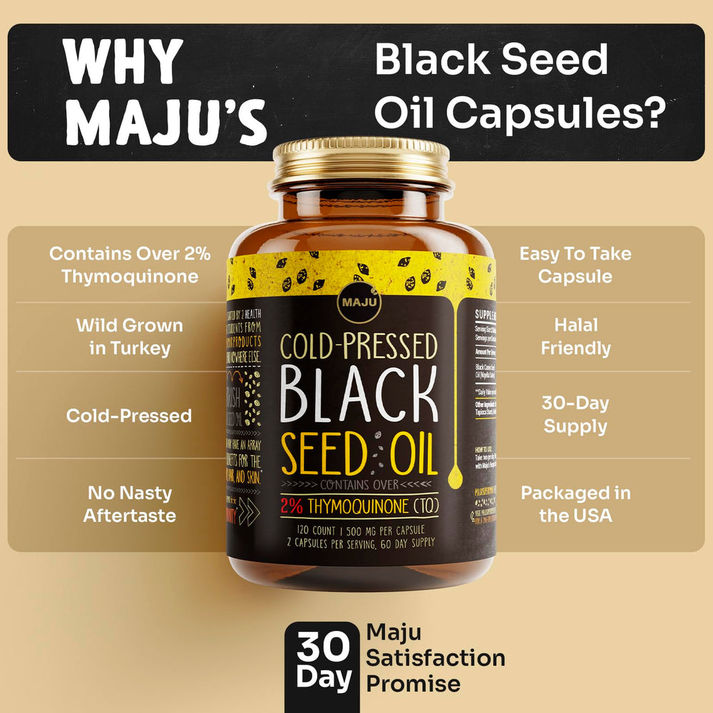 Maju Superfoods halal friendly capsules for dietary use.