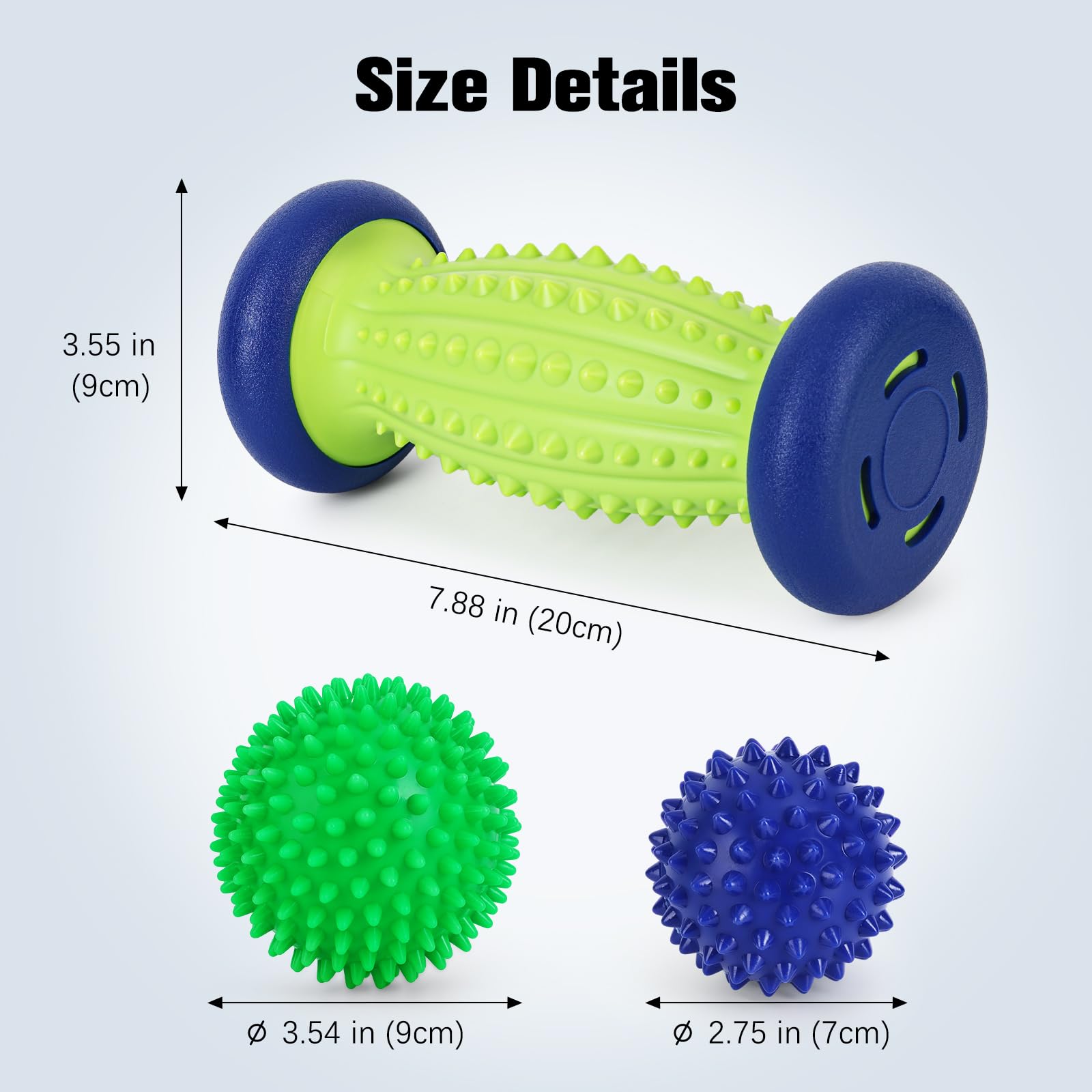 Maliton big spiky ball used for targeted massage on the floor