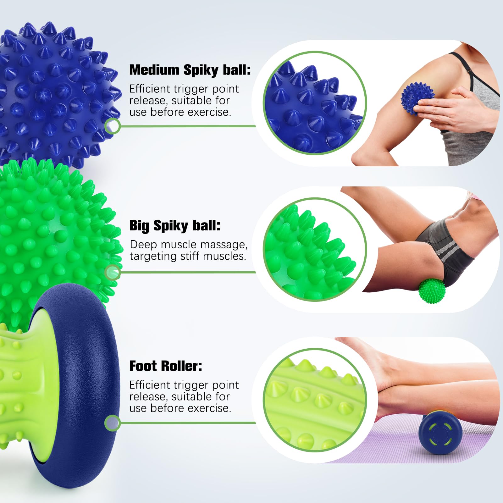 Maliton medium spiky ball ideal for arches and calves