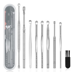 Mamakoi 9pcs ear-pick kit full view for at-home ear care
