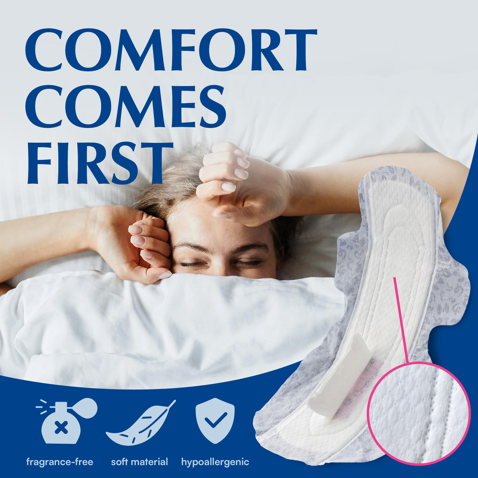 Mamarissa 30 pads per pack for extended overnight protection