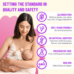 Mama's Select-made-in-USA fenugreek capsules label emphasizes quality and safety for nursing journeys.