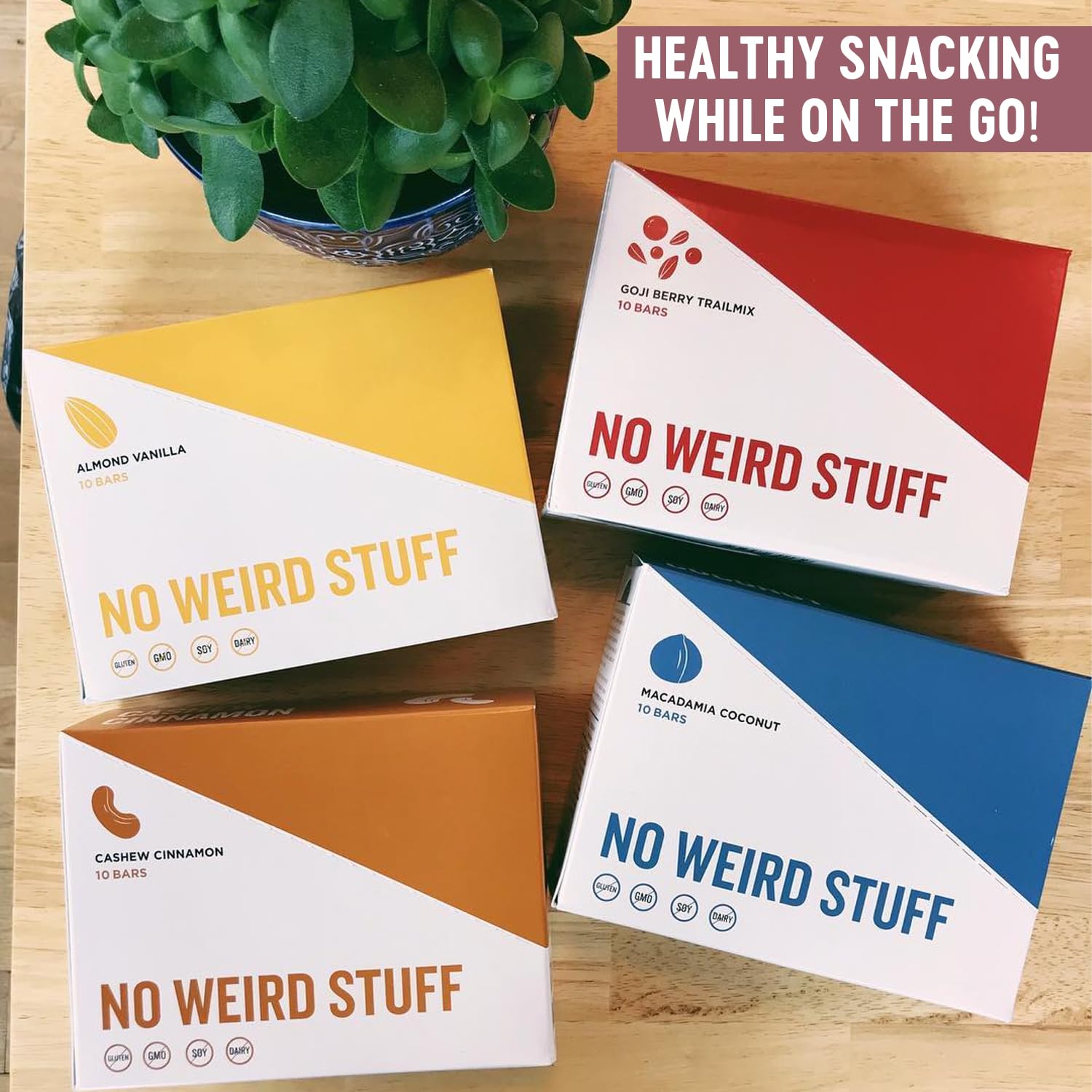 Mammoth Bar prebiotic-rich bars support gut-friendly snacking with natural fibers.