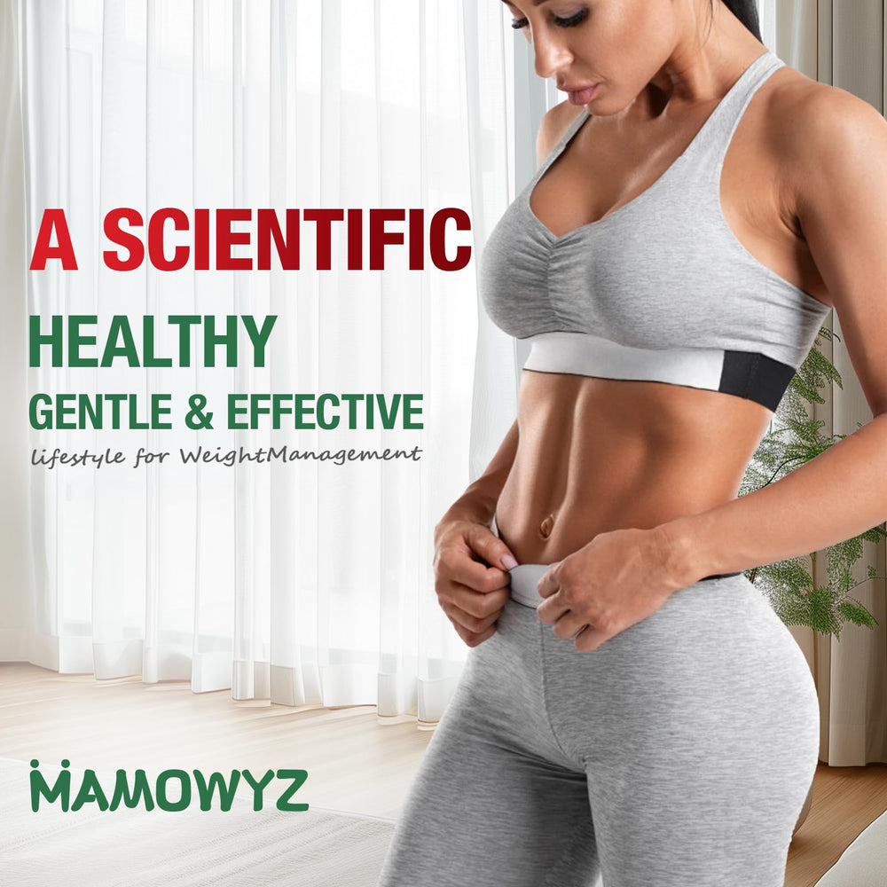MAMOWYZ packaging displays Non-GMO, sugar-free, and gluten-free attributes.