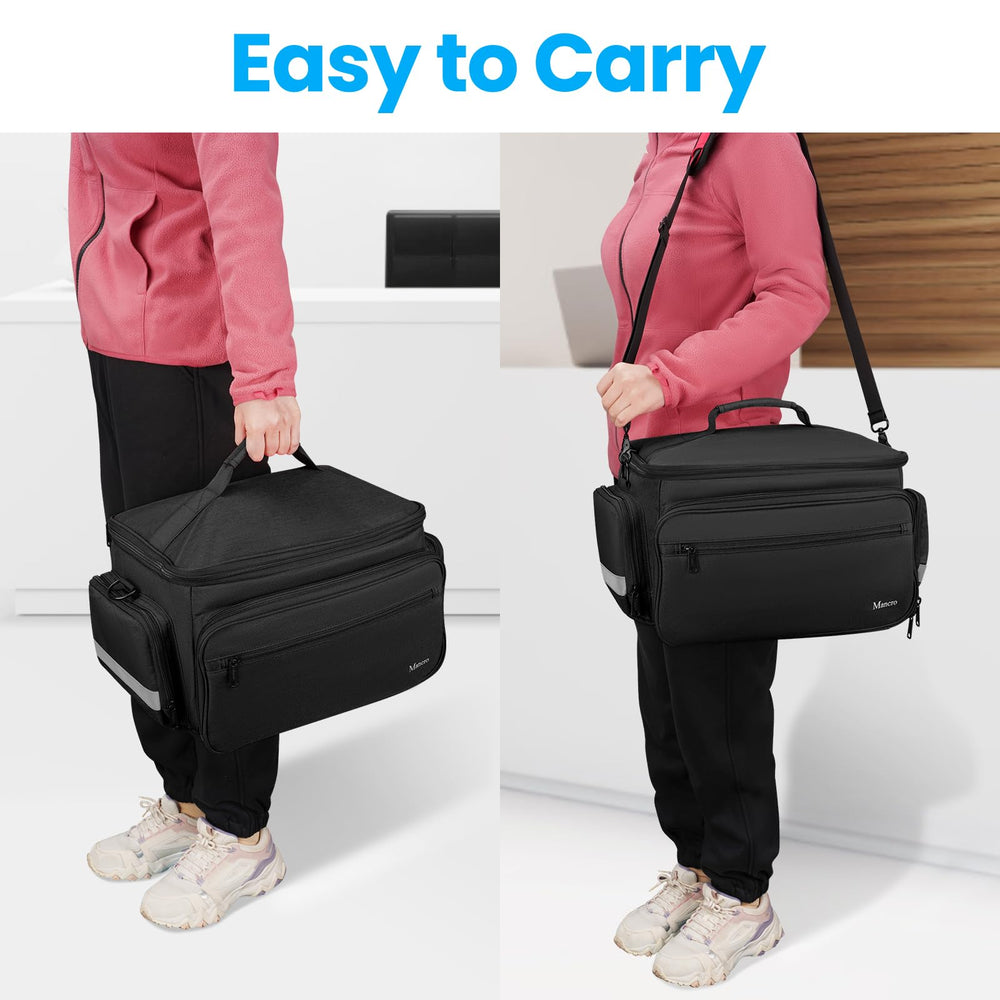 Mancro Medical Bag large-capacity holds supplies for in-home care or travel.