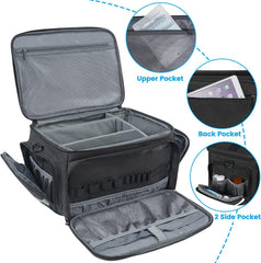 Mancro Medical Bag multi-pockets with 13-slot layout keeps essentials sorted.