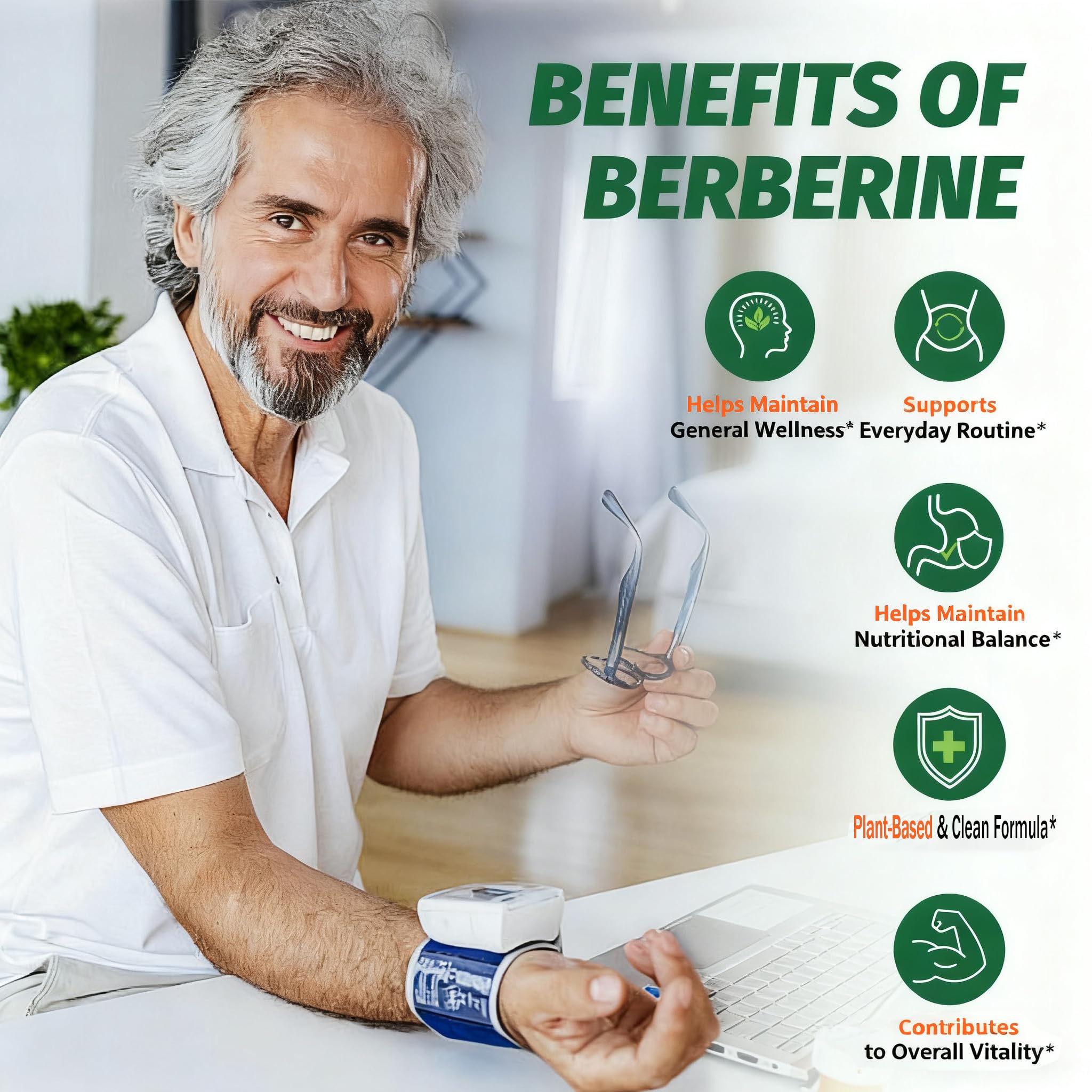 Manewu Berberine ingredients Cinnamon Bergamot plant-based blend.