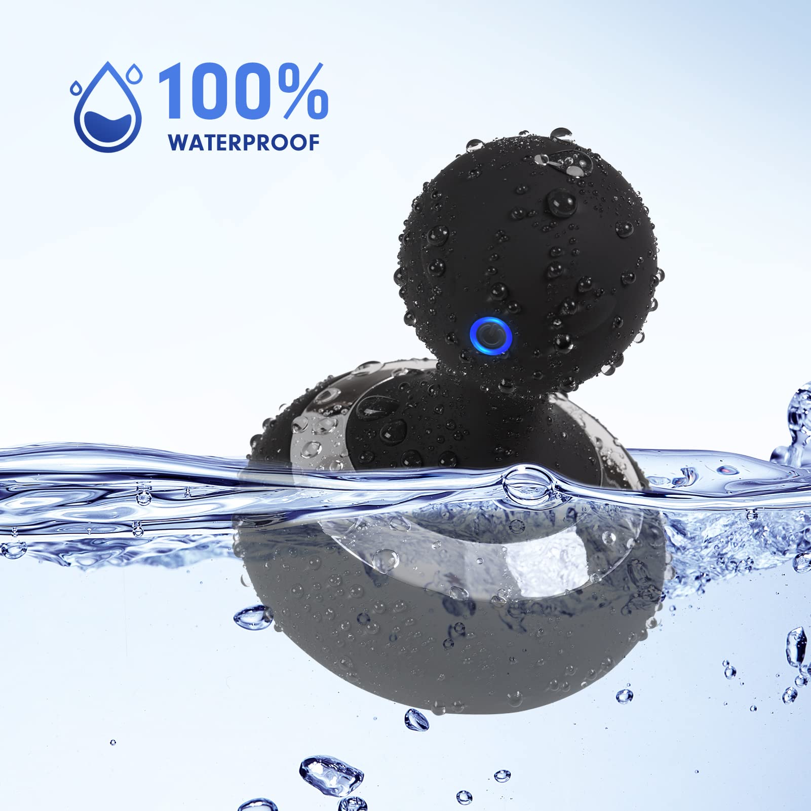 MANFLY waterproof massager for shower or bath use