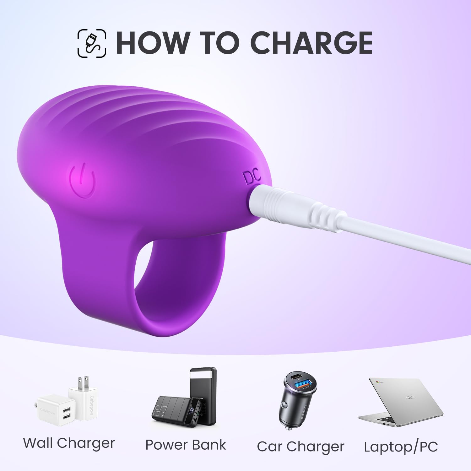 MANFLY Mini Finger Massager offers 10 modes for tailored comfort