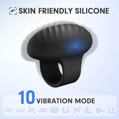 MANFLY Mini Finger Massager compact design fits palm for portable comfort.