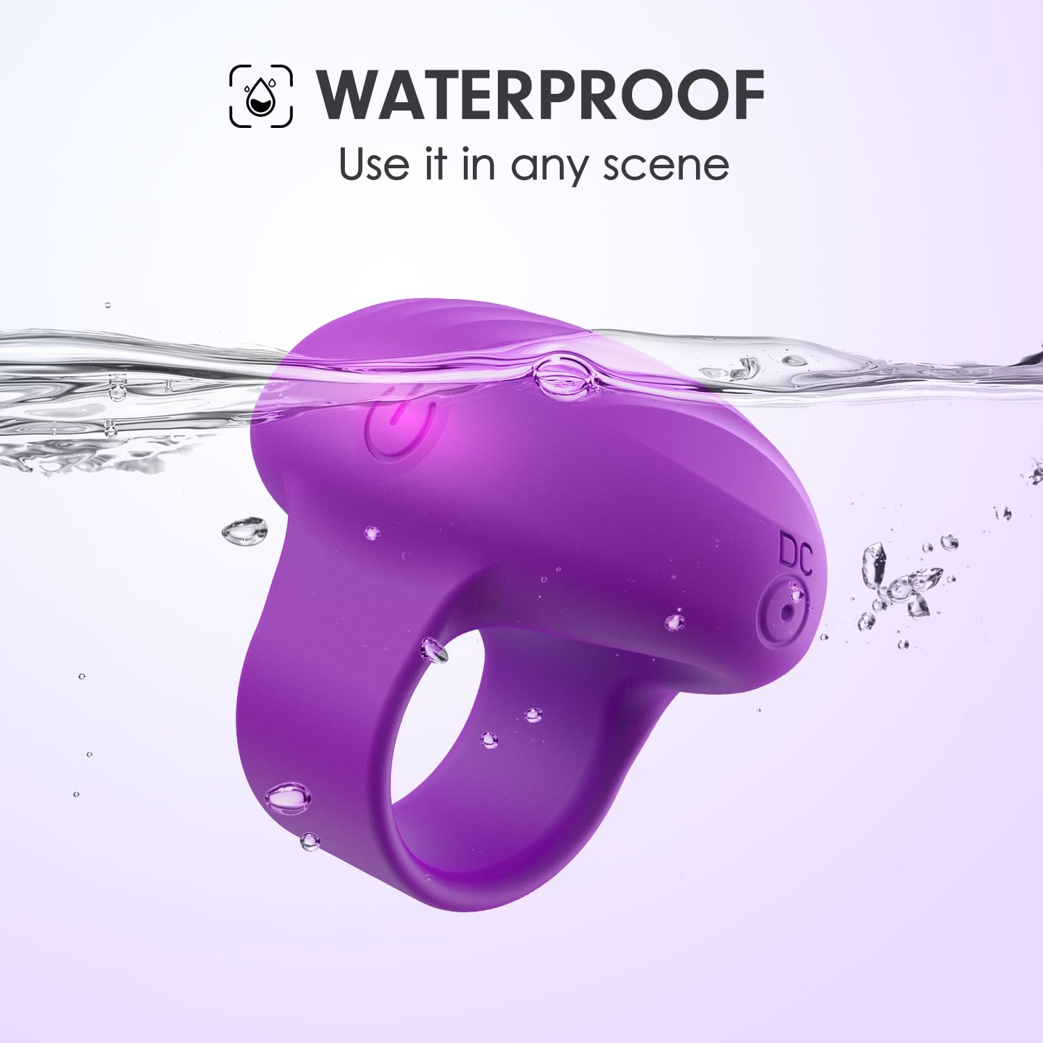 MANFLY Mini Finger Massager charging via USB for quick sessions