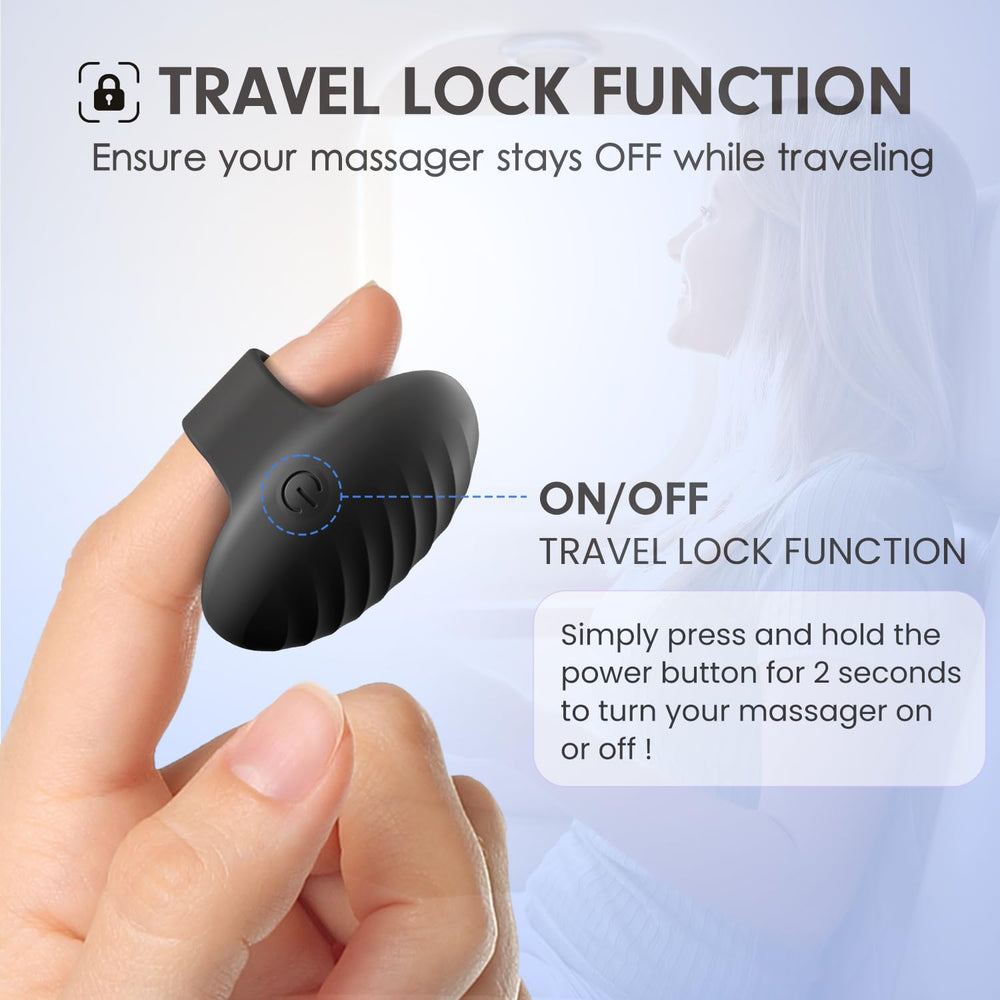 MANFLY Mini Finger Massager one-year warranty and support.