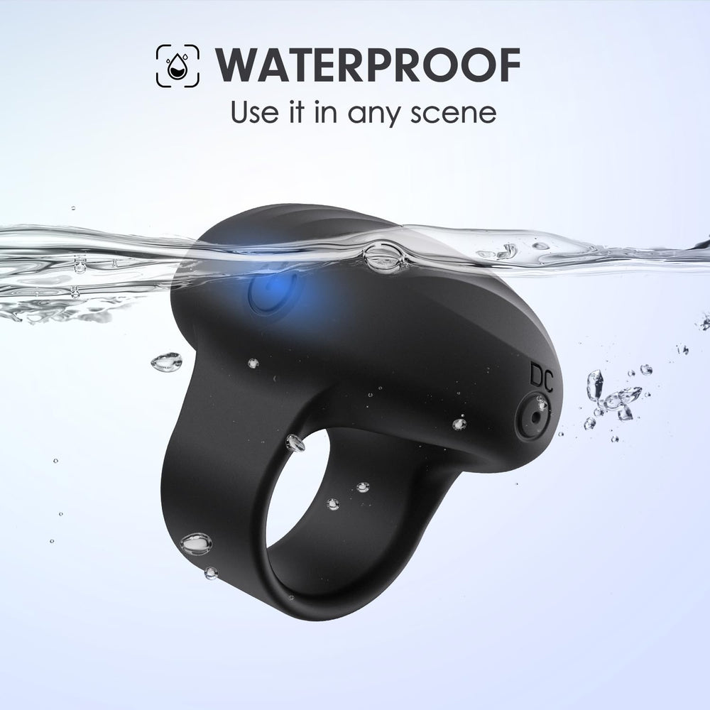 MANFLY Mini Finger Massager waterproof silicone for easy cleaning after use.