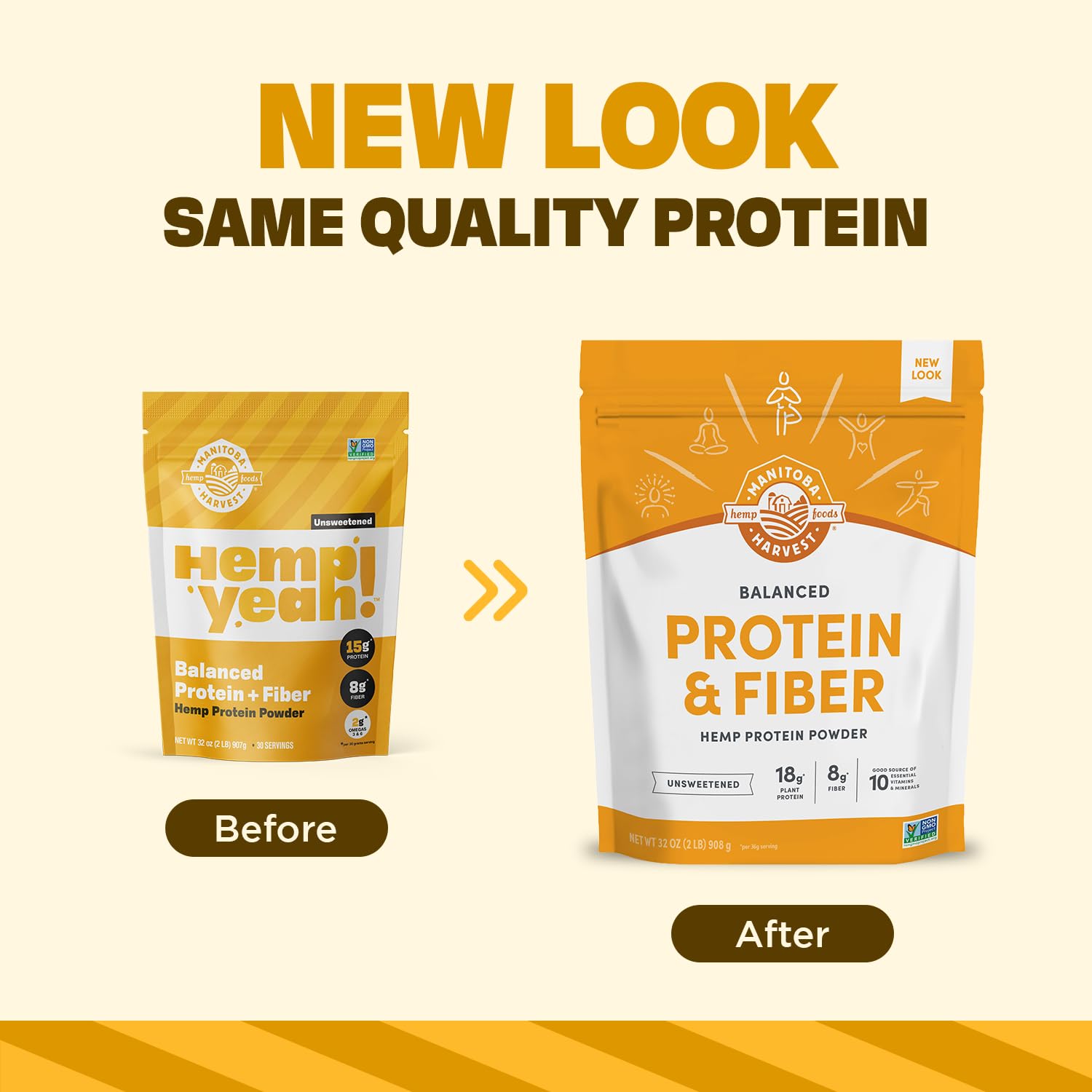 Manitoba Harvest Hemp Yeah scoop for easy protein and fiber portions