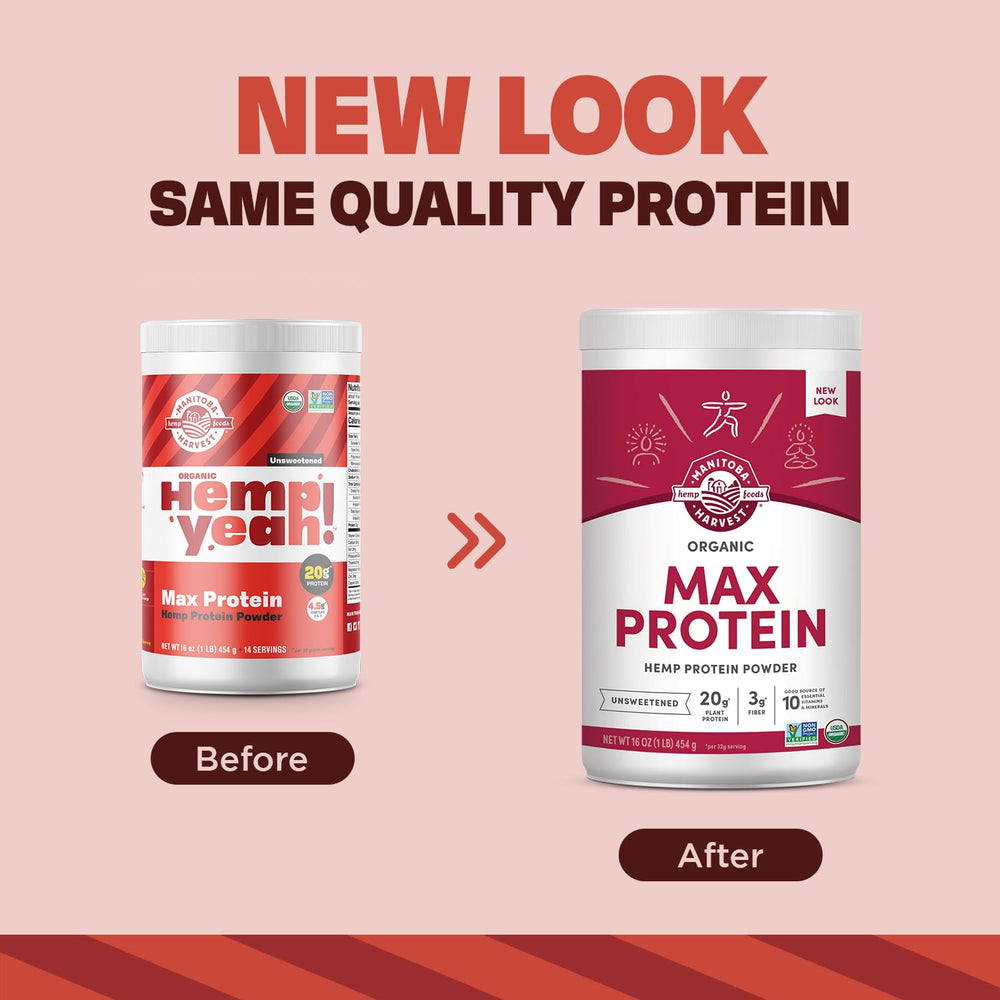 Manitoba Harvest Hemp Yeah two ingredients detail for a simple trusted plant protein