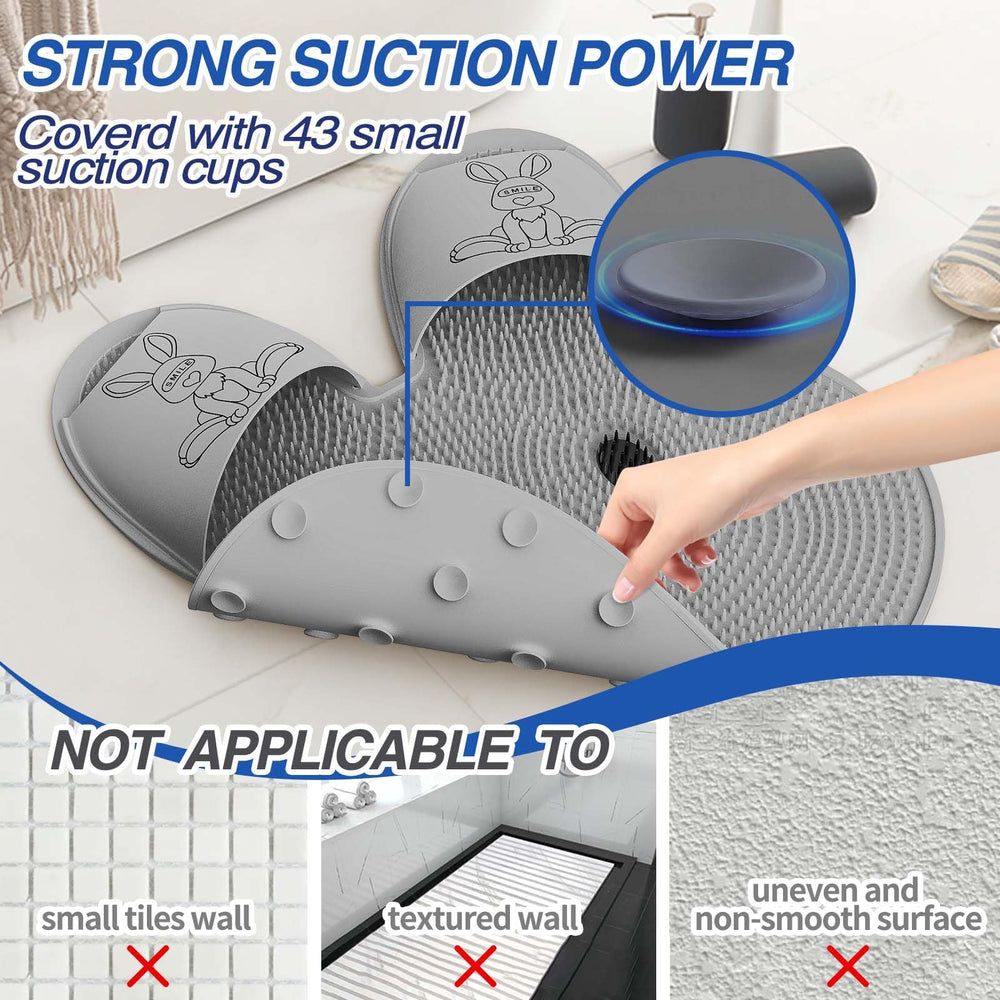 Manmihealth silicone bristles close-up for thorough toe-to-heel cleanse