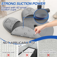 Manmihealth silicone bristles close-up for thorough toe-to-heel cleanse