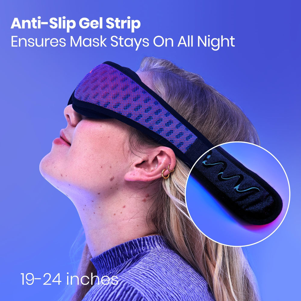 Manta Pro Sleep Mask cooling ventilation supports breathable wear