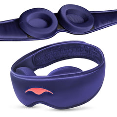 Manta Silk Sleep Mask with premium 22 momme silk for plush nighttime comfort.