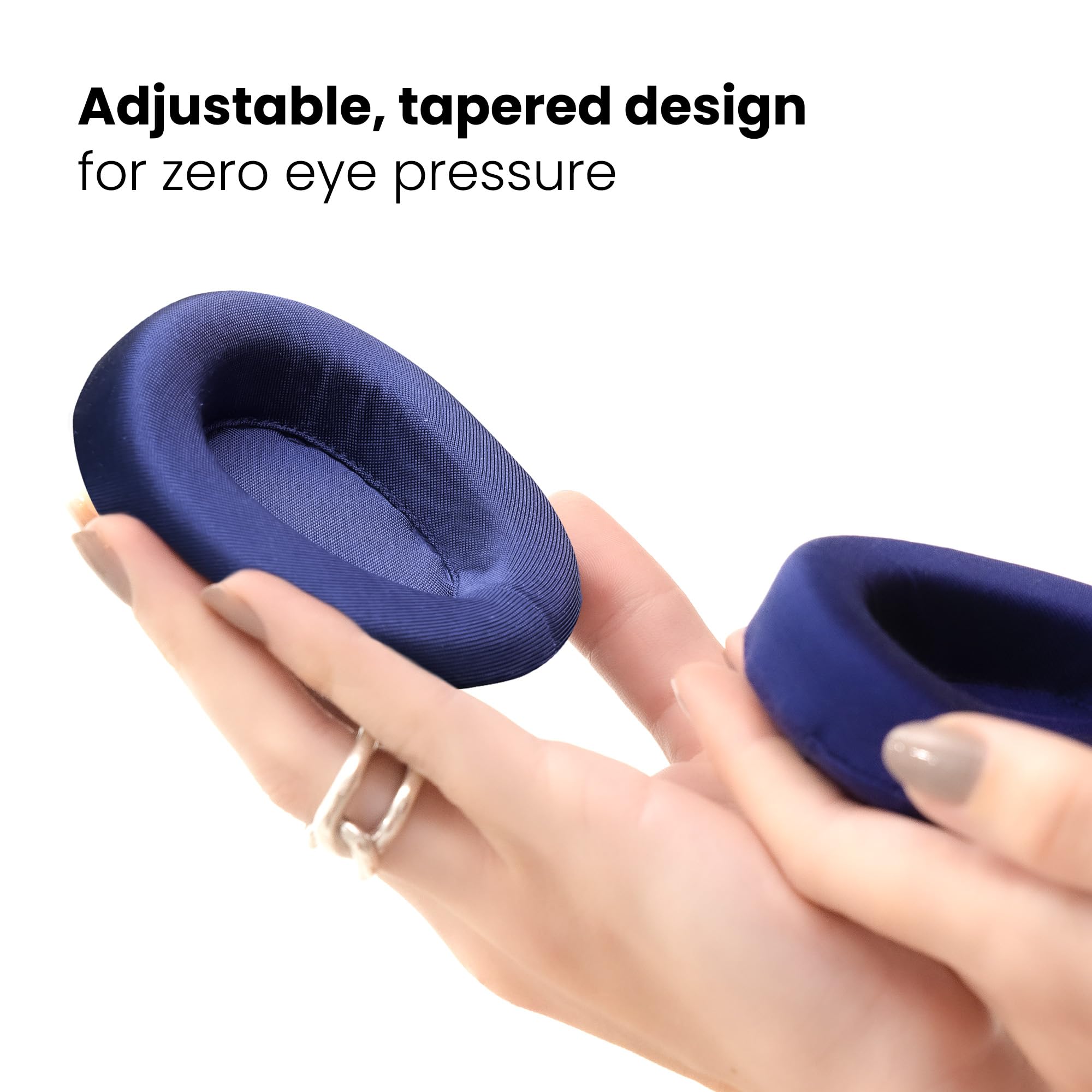 Manta Silk Sleep Mask on travel, easy to pack for trips.