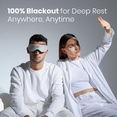 Manta Sleep Mask adjustable fit for a seamless, personalized feel.