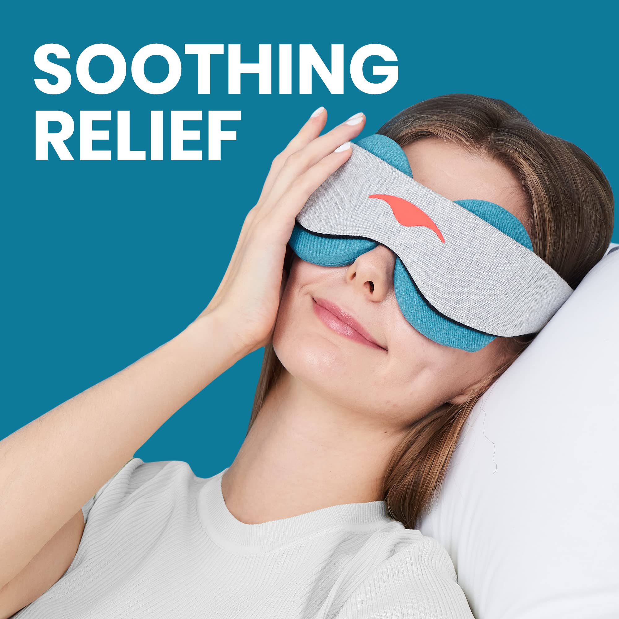 Manta Sleep adjustable strap ensures a comfortable, secure fit for any face.