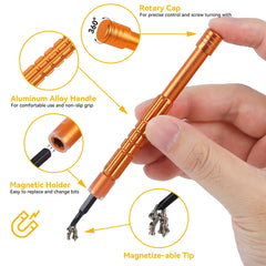Maosnwei curved tweezer handles tiny components gently.