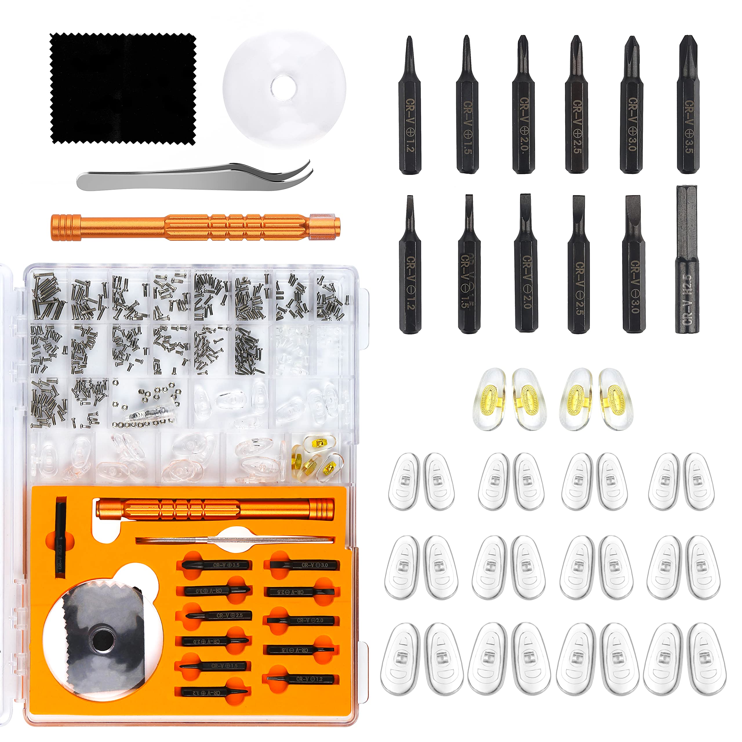 Maosnwei magnifying glass aids precise eyewear repairs.