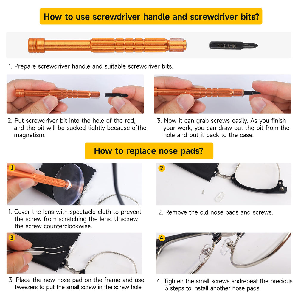 Maosnwei 12-in-1 screwdriver handle eases repairs.