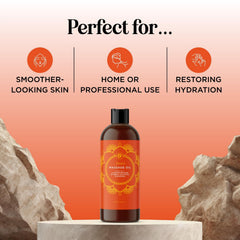 Maple Holistics Arnica Massage Oil smooth application on skin for full-body relief.