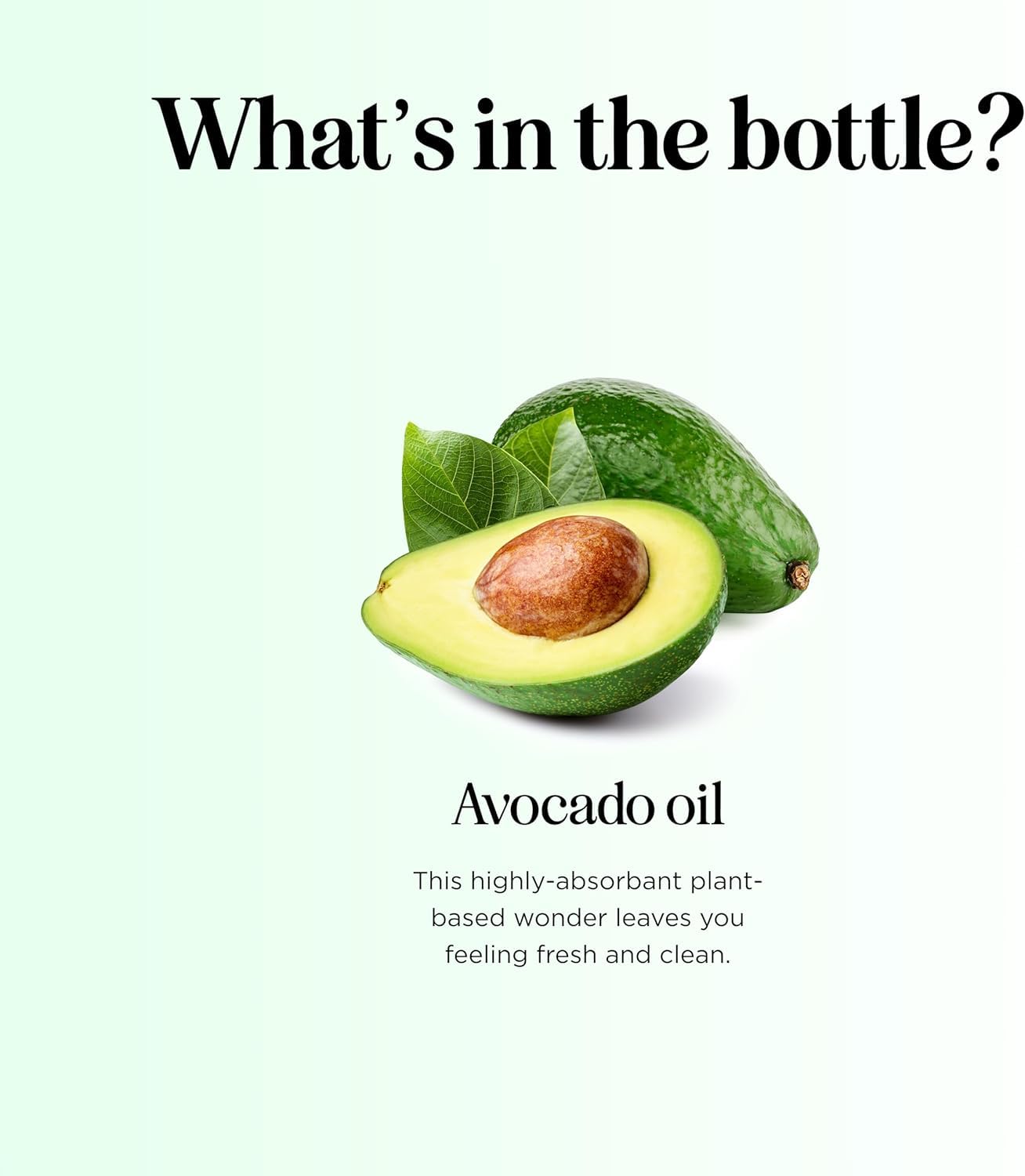 Maple Holistics avocado oil skin care usage on arm