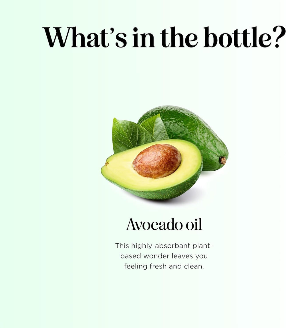 Maple Holistics avocado oil skin care usage on arm