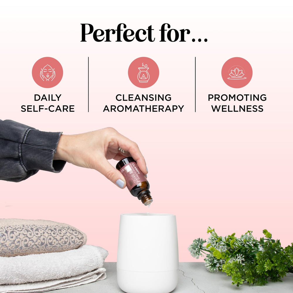 Aroma mentolado de Maple Holistics Clarify para despejar la mente.