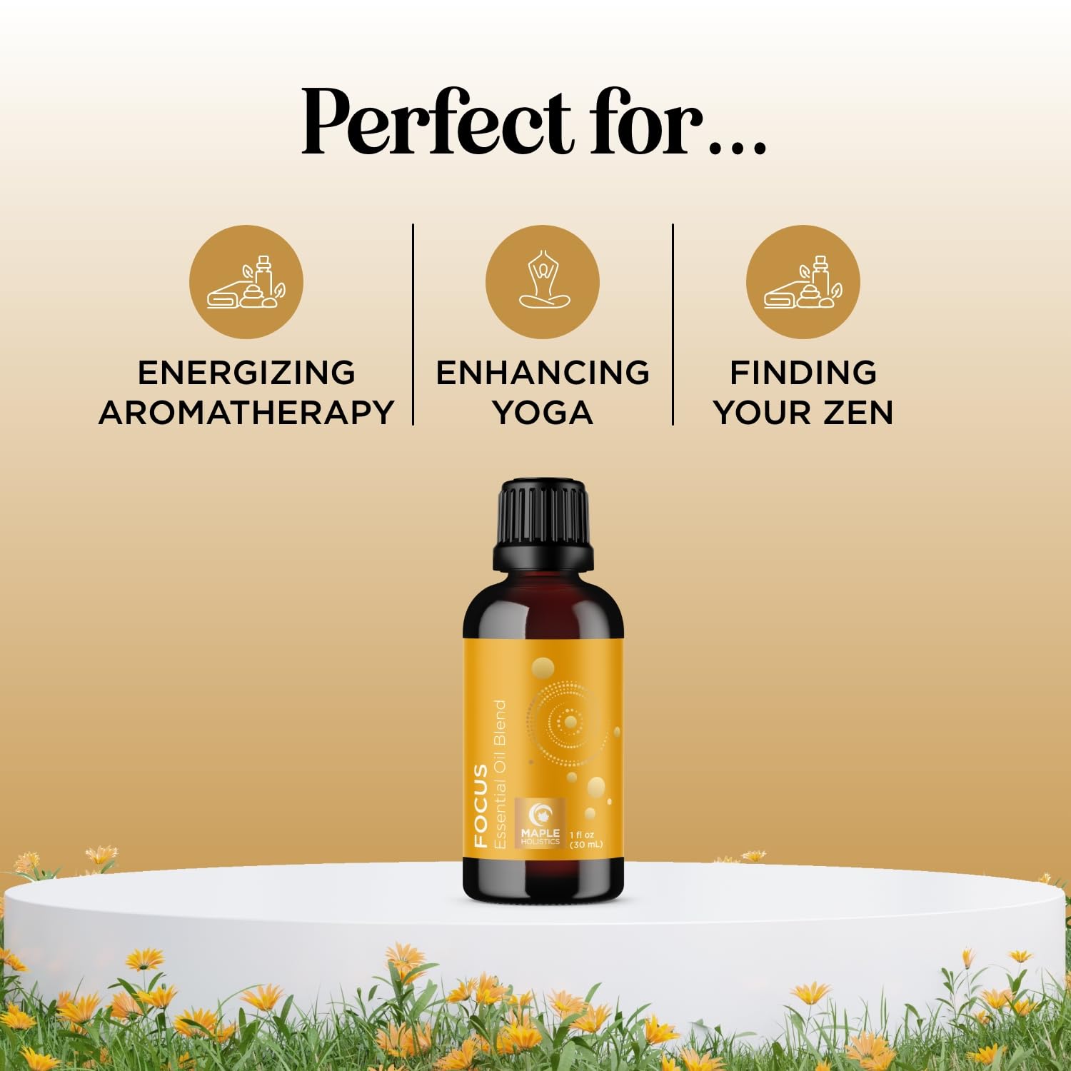 Maple Holistics Focus: difusor para yoga, meditación y relajación suave
