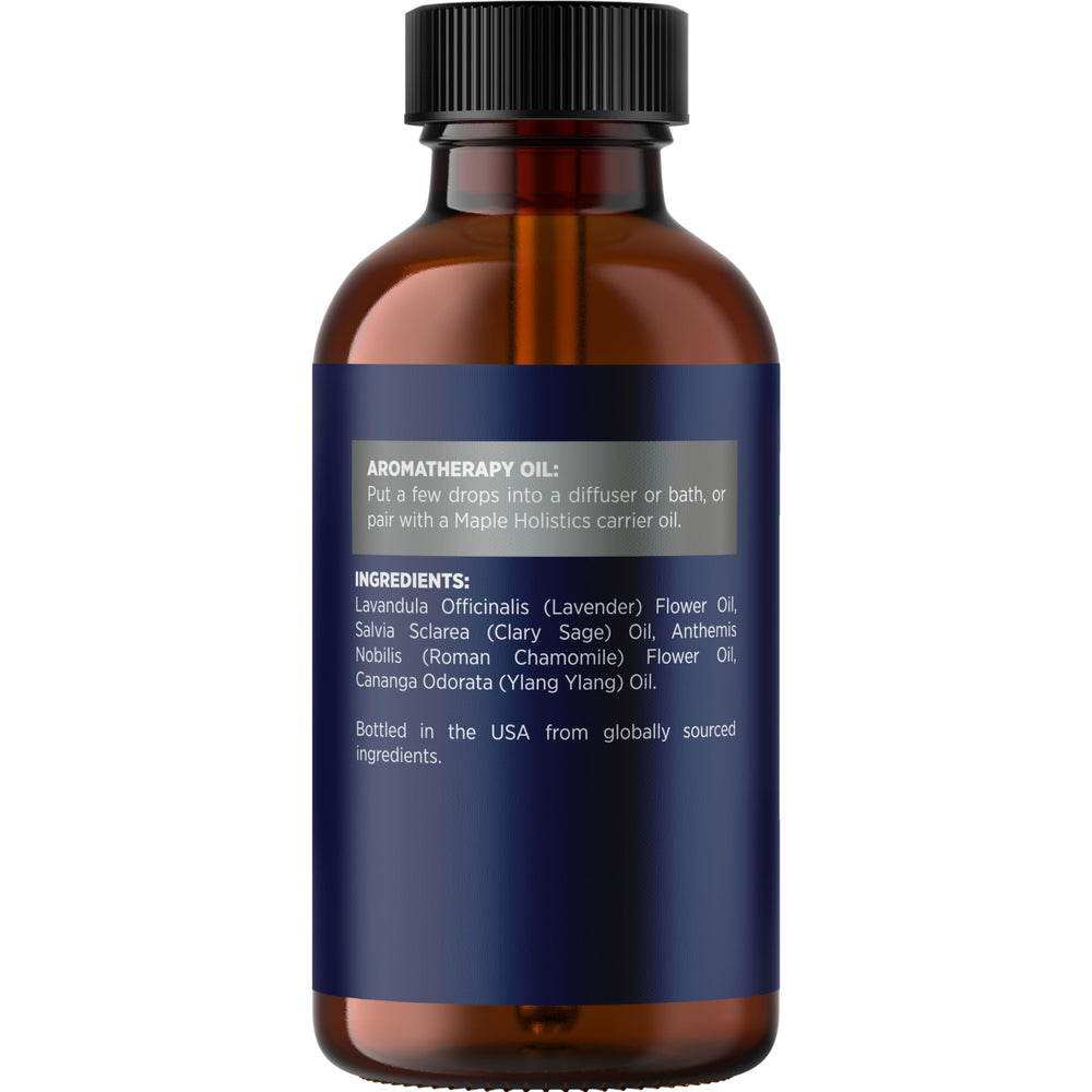 Dream bedtime scene from Maple Holistics with diffuser in a tranquil setting