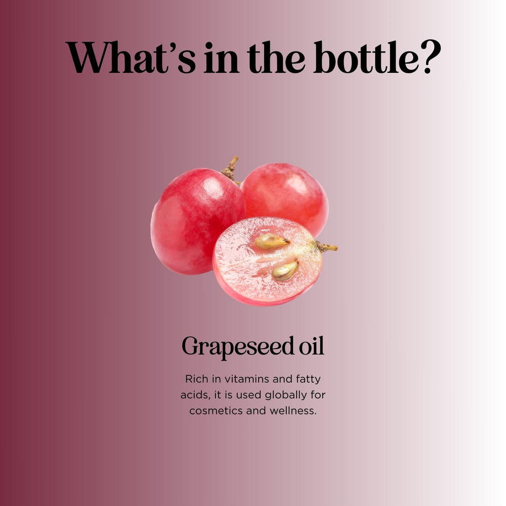 Information on grapeseed oil ingredients and purity from Maple Holistics.