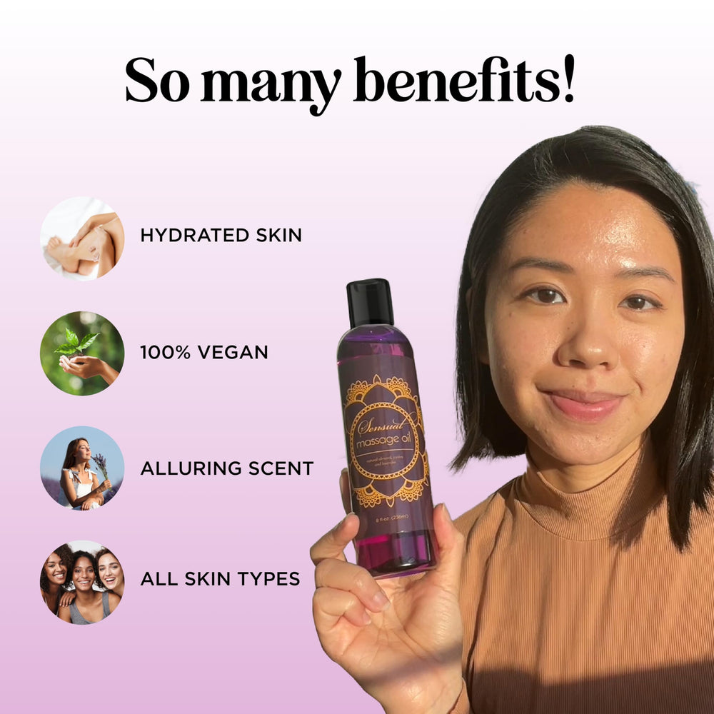 Maple Holistics lavender essential oil blend provides a calming scent during massage