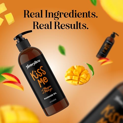 Maple Holistics Mango Sensual Oil spa-at-home setup for relaxation.