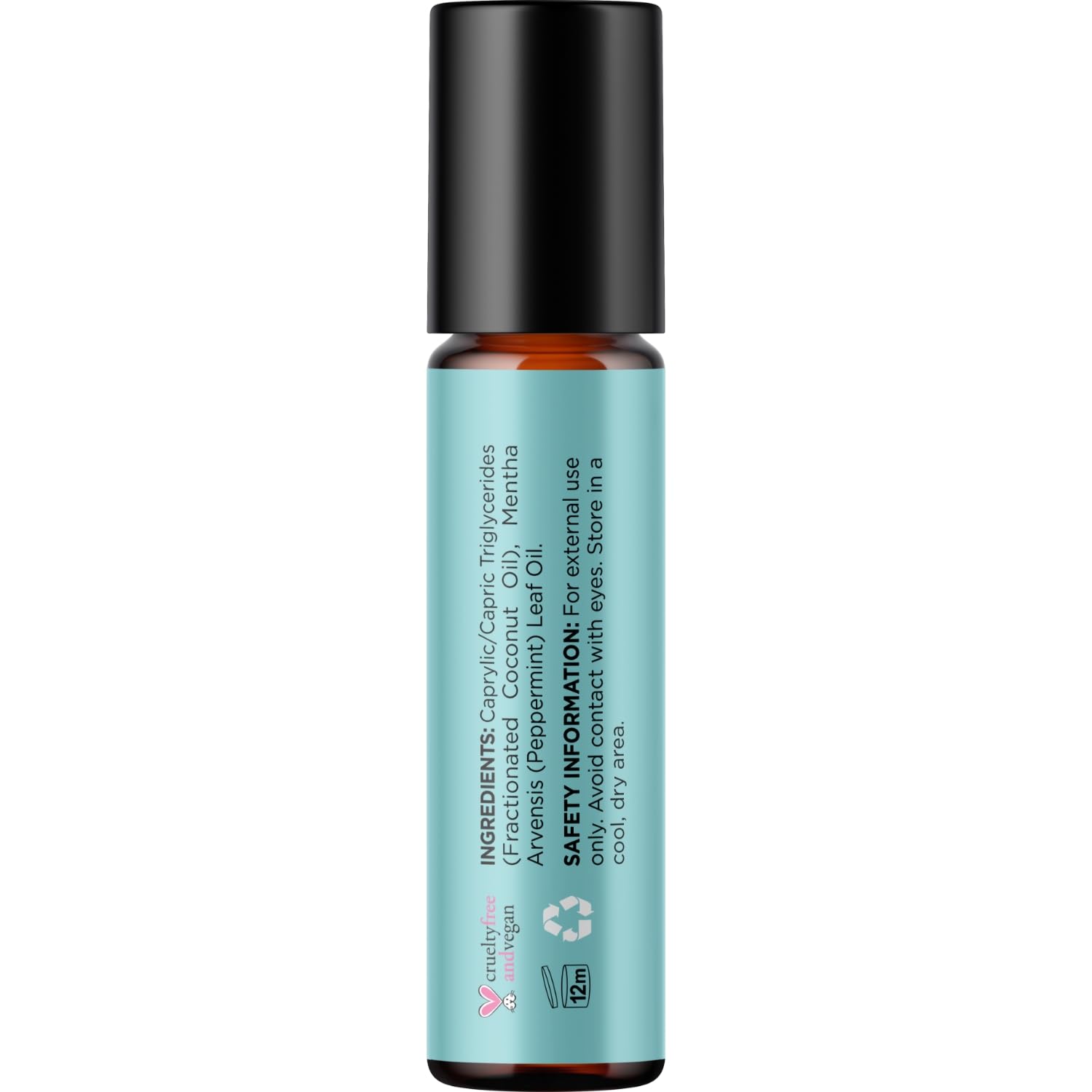 Maple Holistics peppermint oil roll-on packaging and pouch for travel set