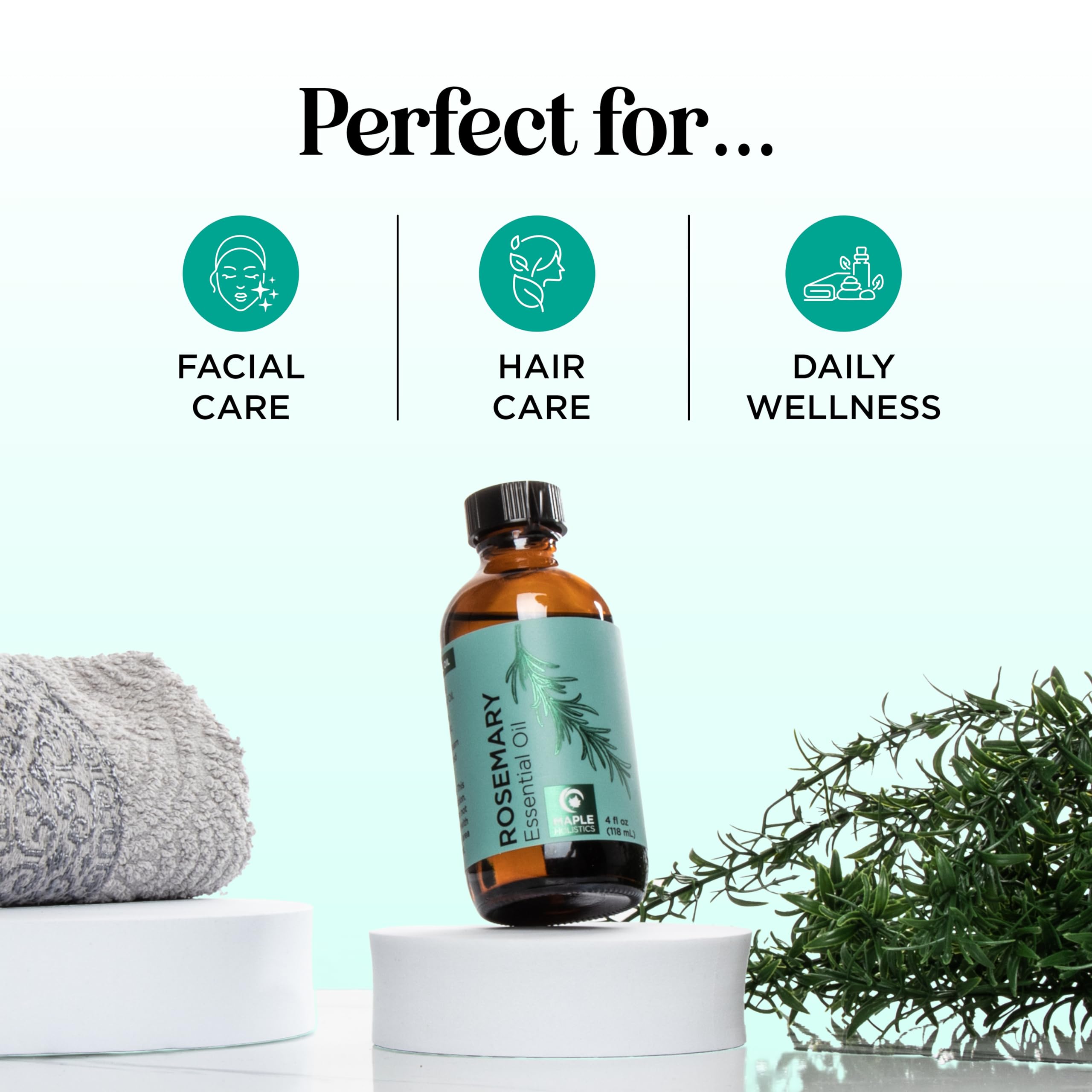 Maple Holistics rosemary oil scalp nourishment for healthy-looking roots