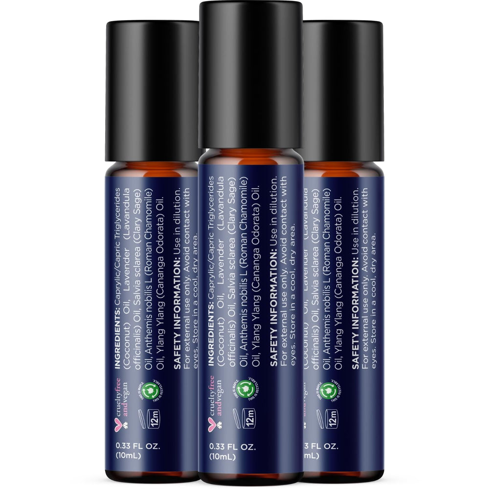 Maple Holistics Sleep Roll-On roman chamomile bottle supports a soothing nightly atmosphere.