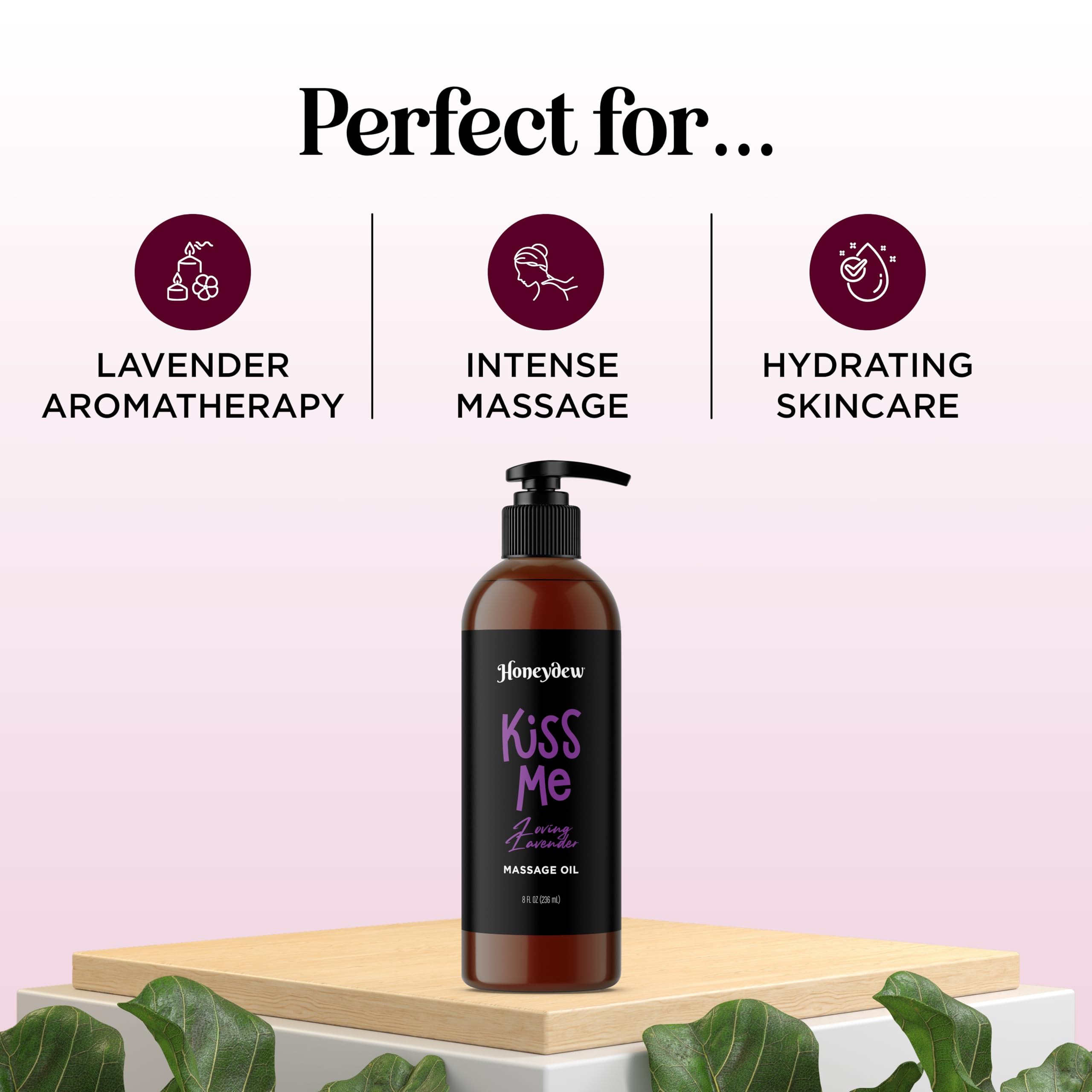 Maple Holistics Tempting Lavender Massage Oil ideal for romantic evenings.