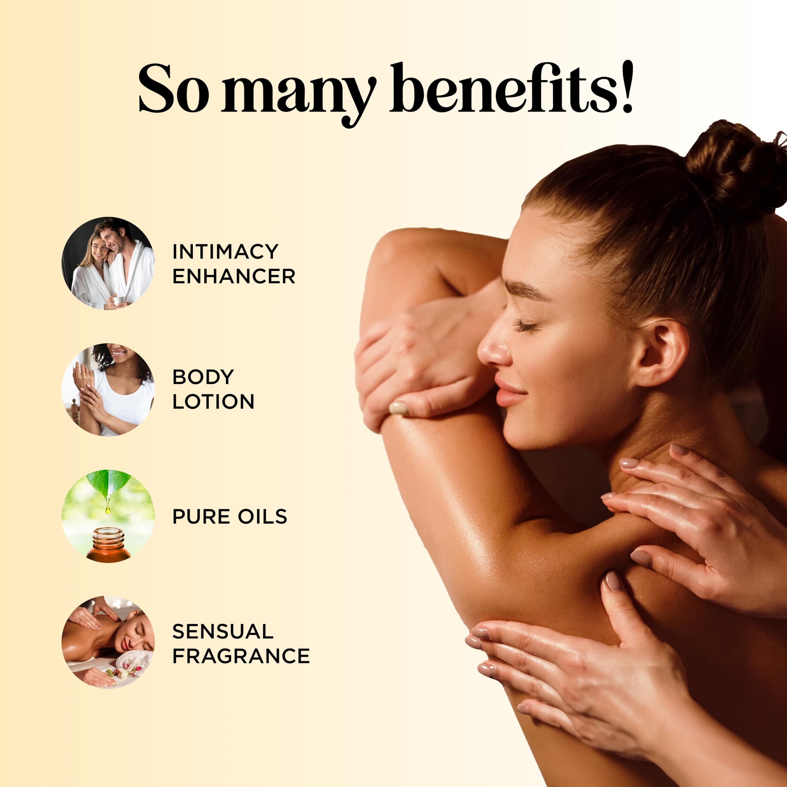 Maple Holistics tropical massage oil on skin highlights moisturizing benefits.