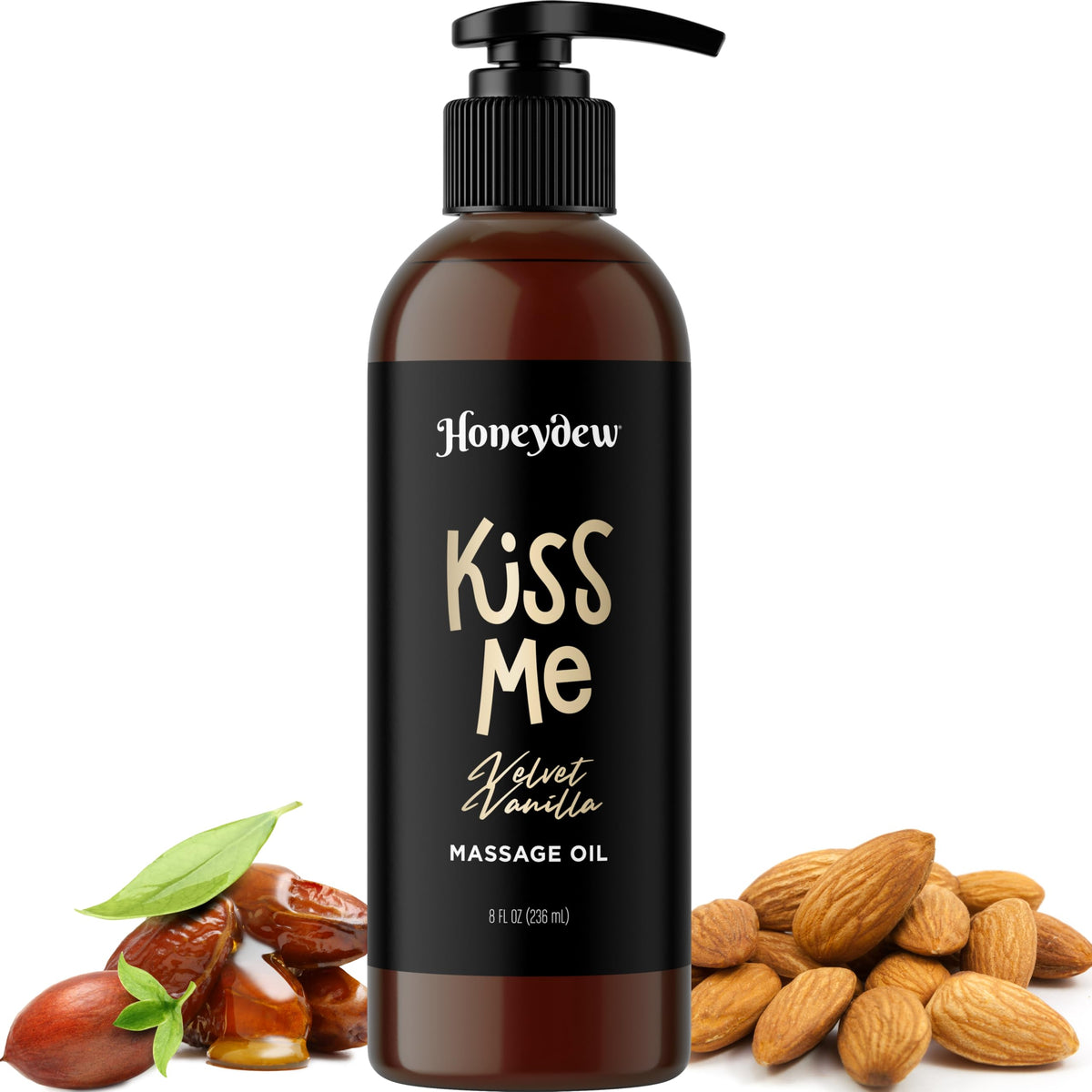 Maple Holistics Vanilla Sensual Massage Oil bottle delivering silky glide.
