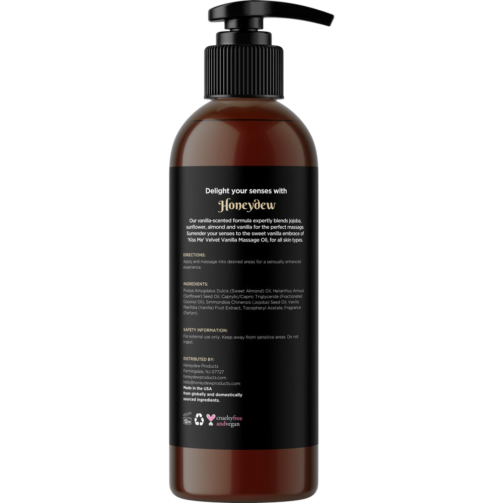 Silky, non-greasy finish after applying Maple Holistics massage oil.