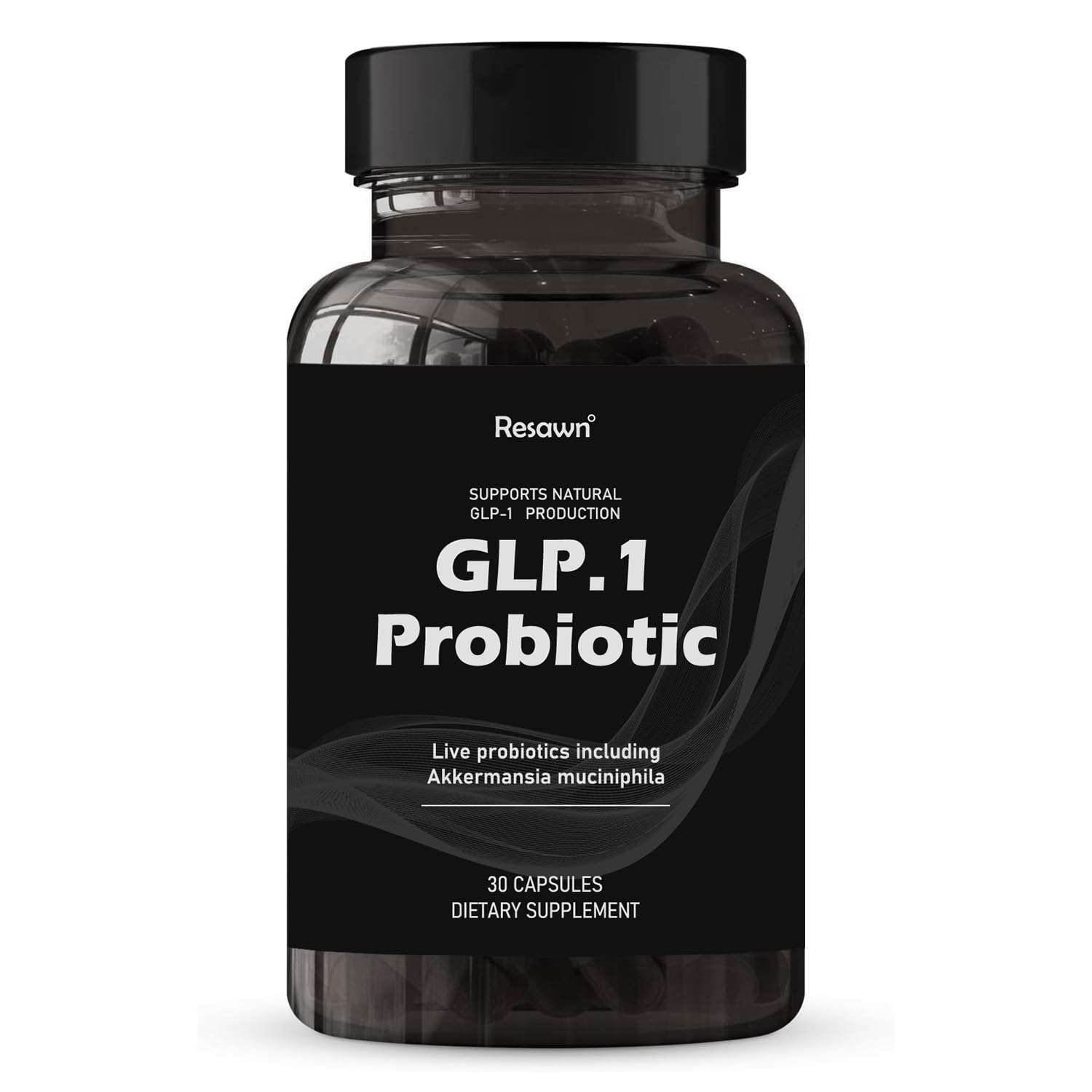 MAPUG GLP-1 Probiotic bottle front shows 30 capsules for daily gut balance