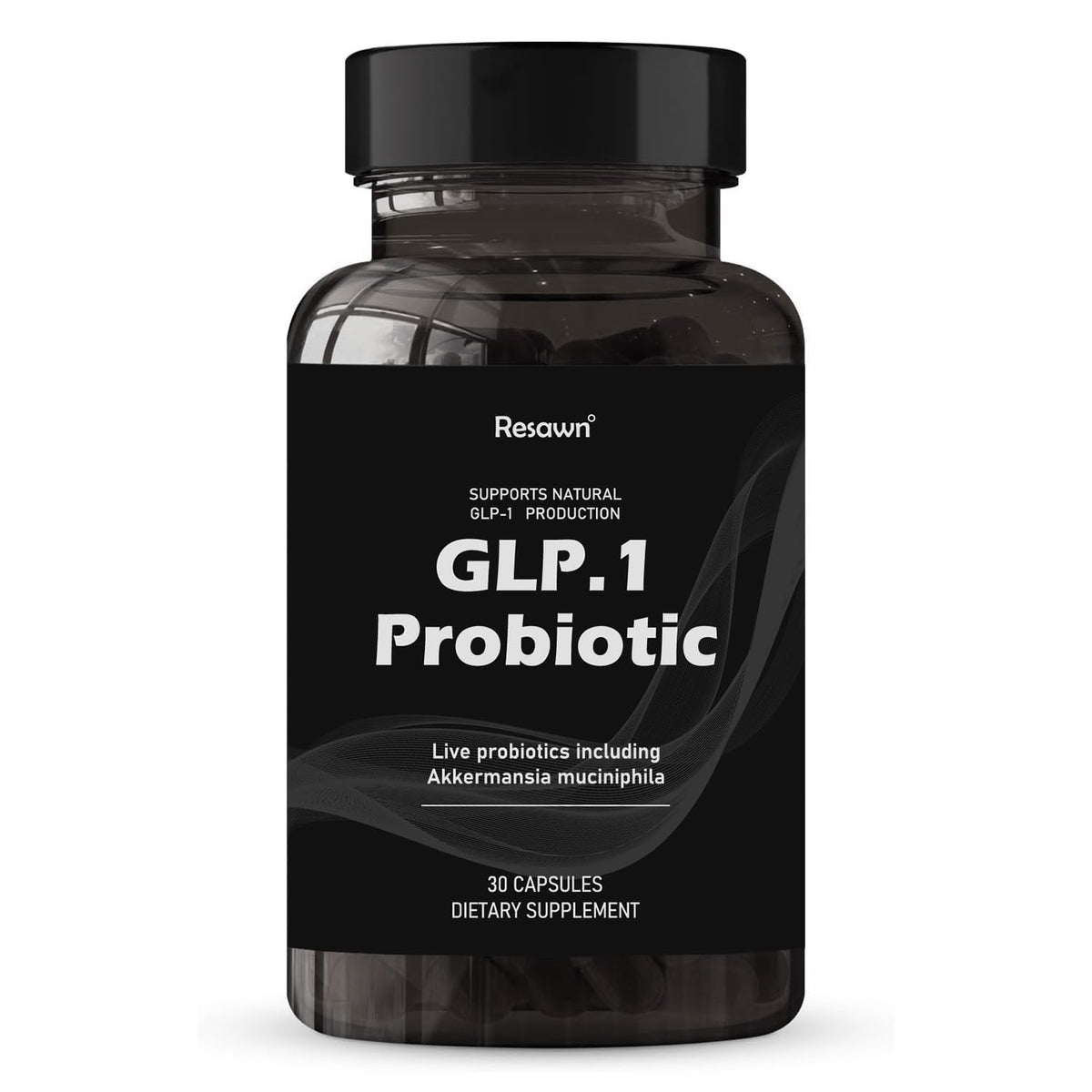 MAPUG GLP-1 Probiotic bottle front shows 30 capsules for daily gut balance