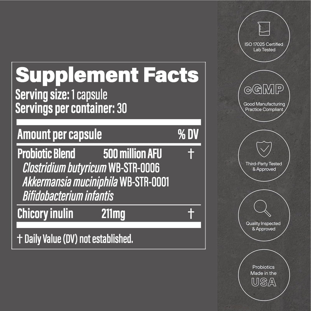 MAPUG GLP-1 Probiotic bottle with plant-based design signals safe gut delivery