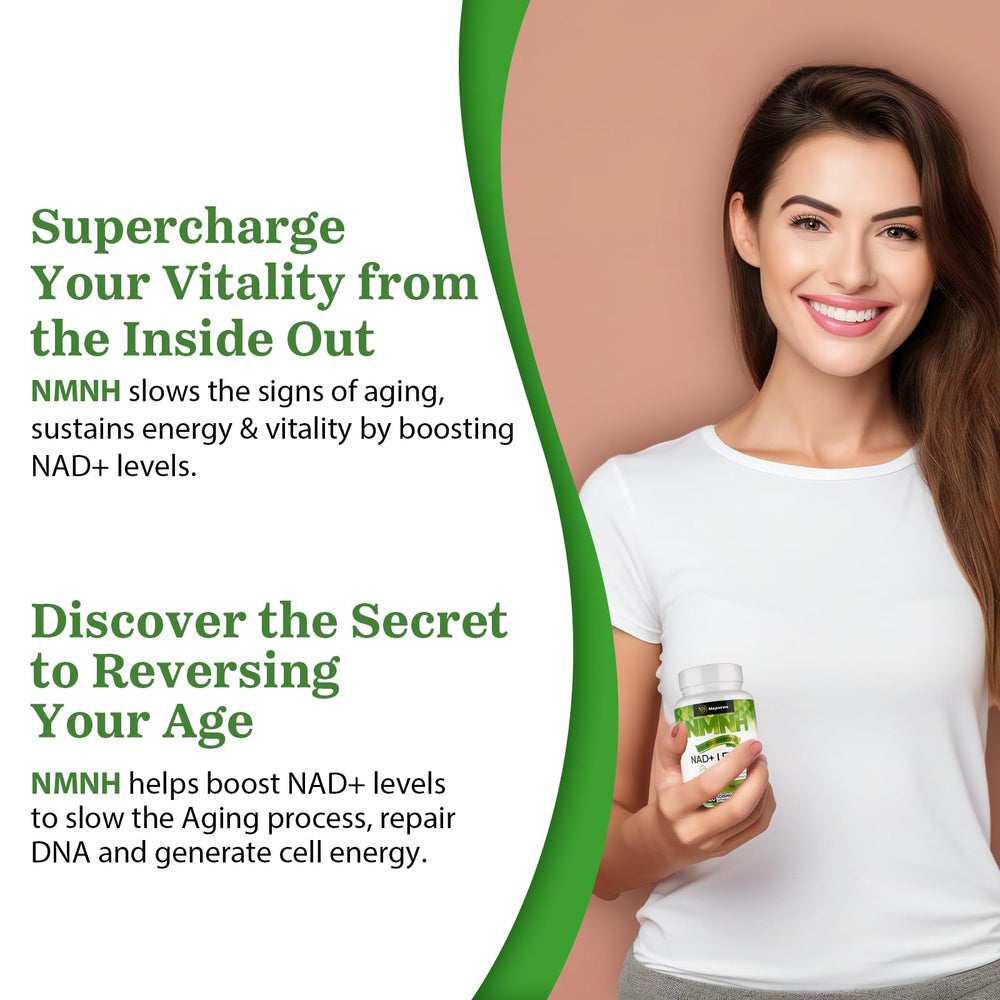 Mapurwn NMNH lozenge in hand for easy daily use and routine